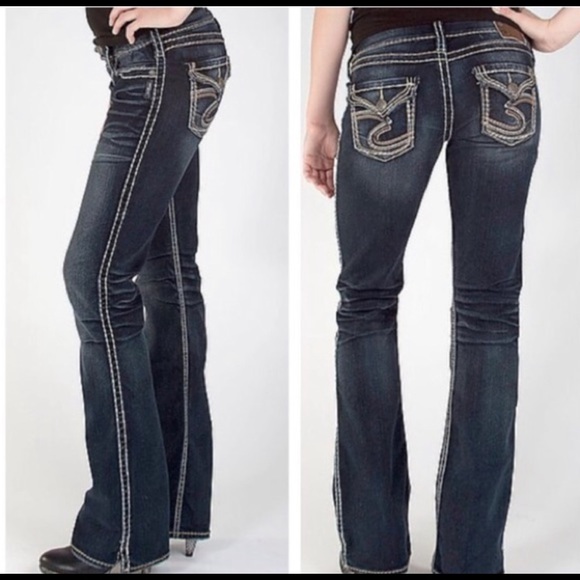 Silver Jeans Denim - Silver Tuesday Surplus Dark Wash Boot Cut …